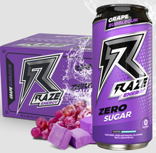 Load image into Gallery viewer, REPP Sports - RAZE Energy Drink-12-Pack-Grape Bubblegum-