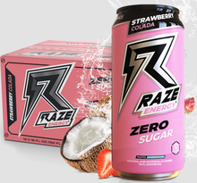 Load image into Gallery viewer, REPP Sports - RAZE Energy Drink-12-Pack-Strawberry Colada-