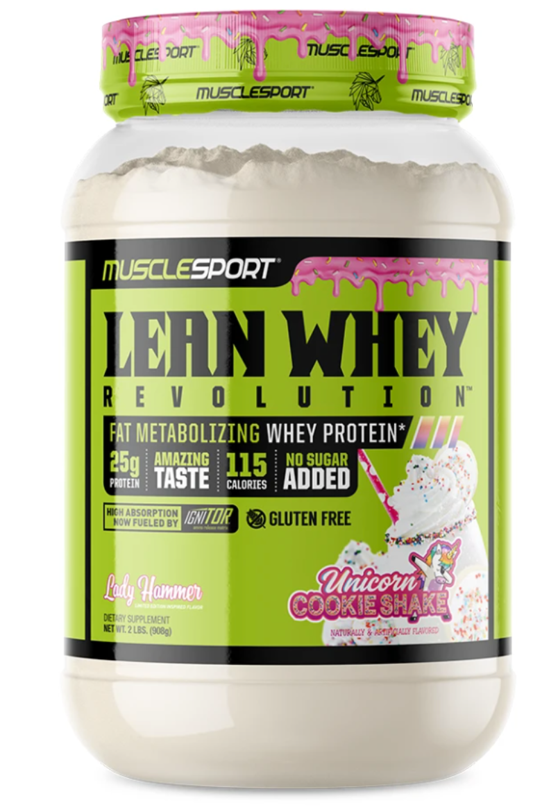 MUSCLE SPORT LEAN WHEY PROTEIN POWDER In-store only Exclusive