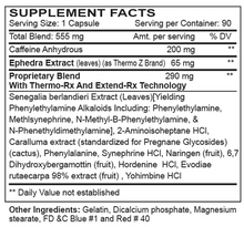 Load image into Gallery viewer, Innovative Laboratories - BLACK MAMBA HYPERRUSH - 90 Capsules