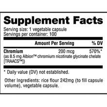 Load image into Gallery viewer, Chromium Chelate GTF