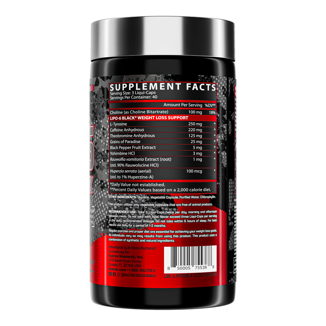 Nutrex Lipo-6 Black