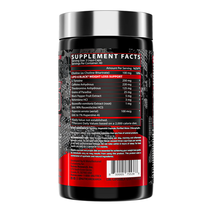 Nutrex Lipo-6 Black