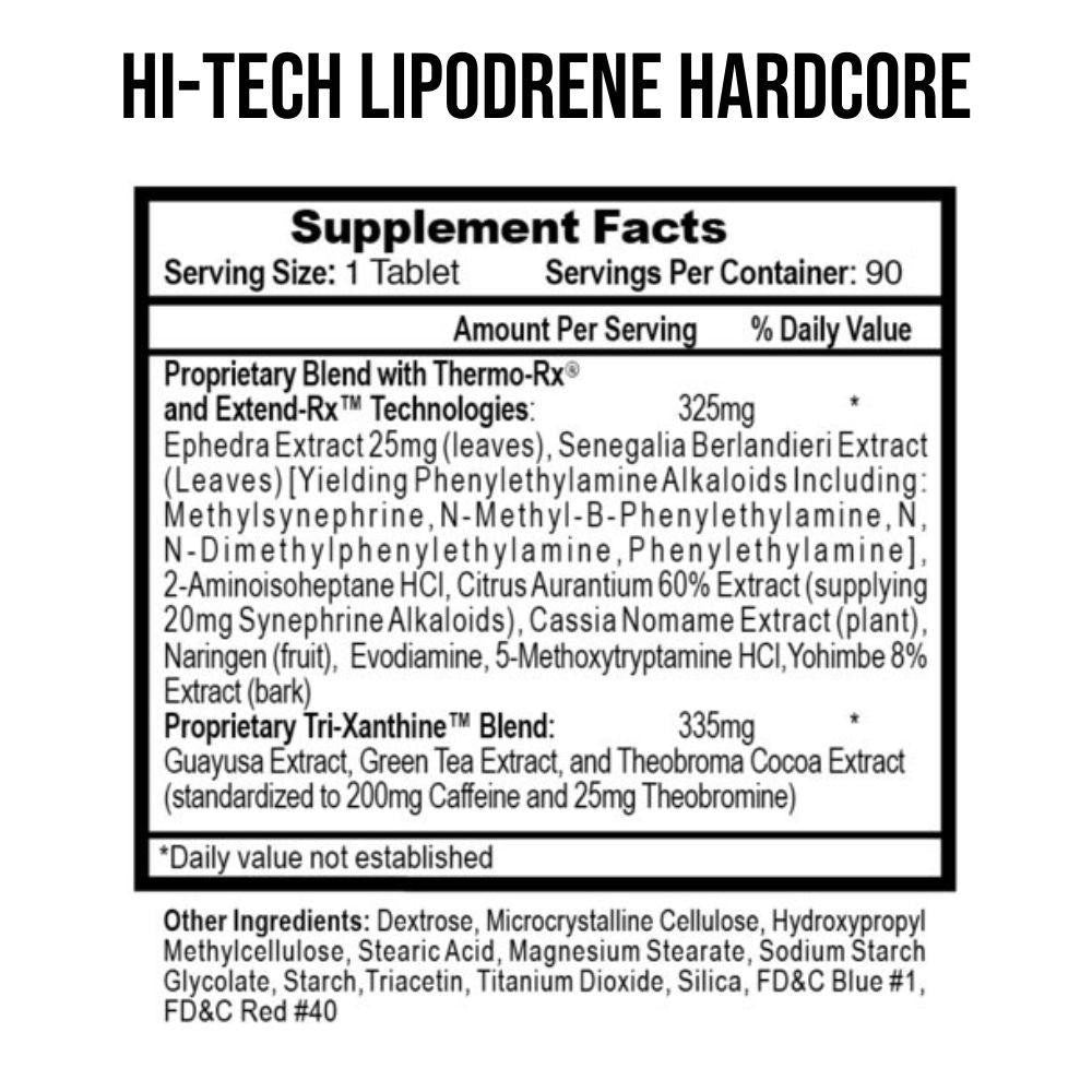 Hi-Tech Lipodrene Hardcore