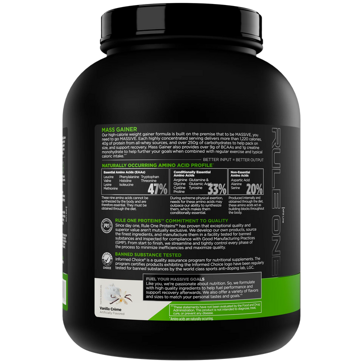Rule1 Mass Gainer