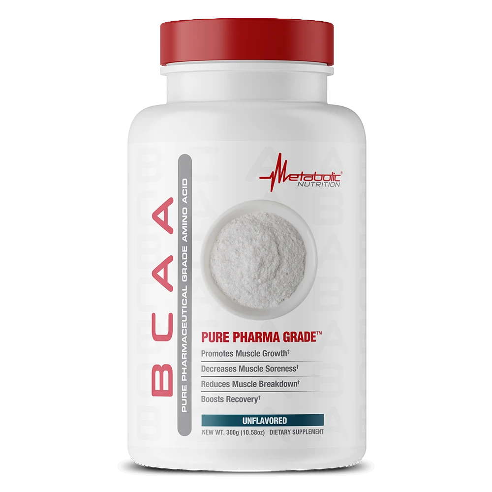Description Branched-Chain Amino Acids (BCAAs) supplements are commonly taken to boost muscle growth and enhance exercise performance. They also help maintain lean muscle during weight loss and reduce fatigue after exercise.-300g Powder (Unflavored)-