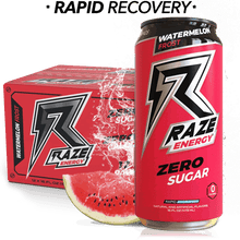 Load image into Gallery viewer, REPP Sports - RAZE Energy Drink-12-Pack-Watermelon Frost-
