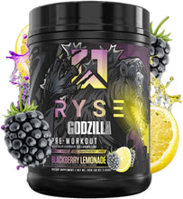 Load image into Gallery viewer, RYSE Signature Series GODZILLA Pre Workout | Pump, Energy, Strength, and Focus | Citrulline, Beta-Alanine, Caffeine | 40 Servings
