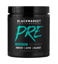 Load image into Gallery viewer, Blackmarket Labs PRE Low Stim Pre-Workout
