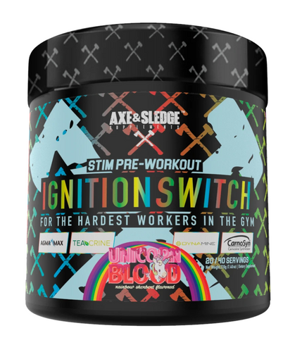 Axe and sledge ignition switch unicorn blood