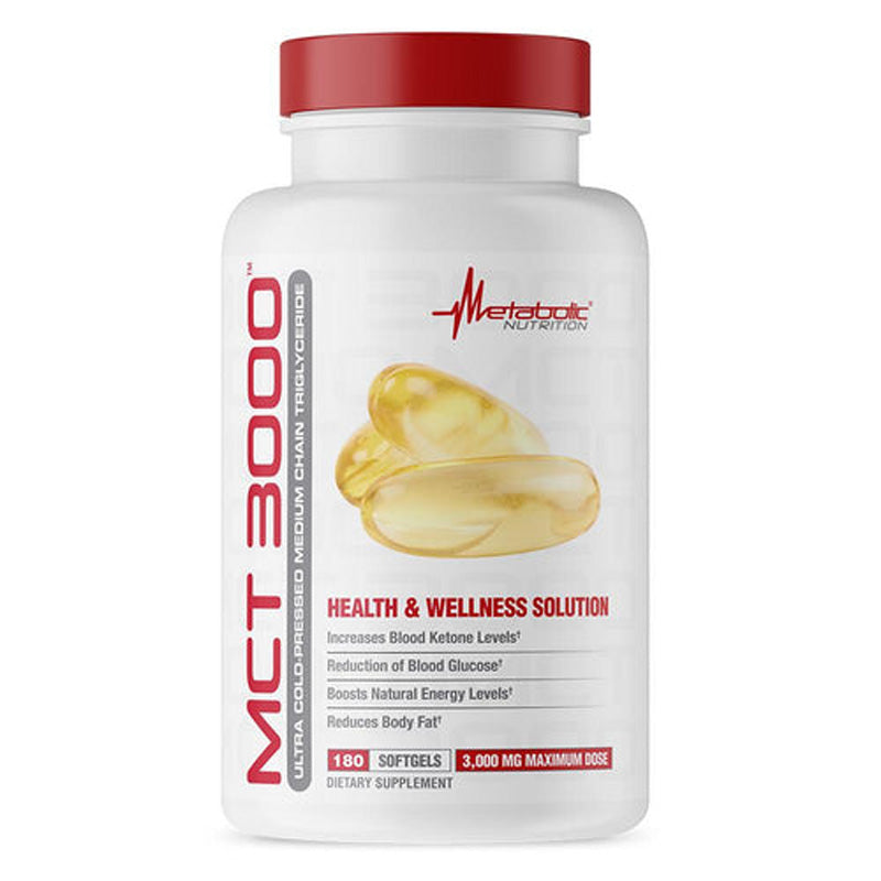 Metabolic Nutrition - MCT 3000 - 180 Softgels